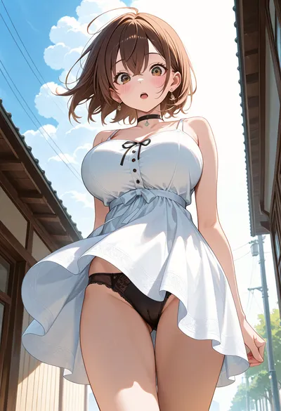 Momo Ayase from Dandadan — AI-generated anime art