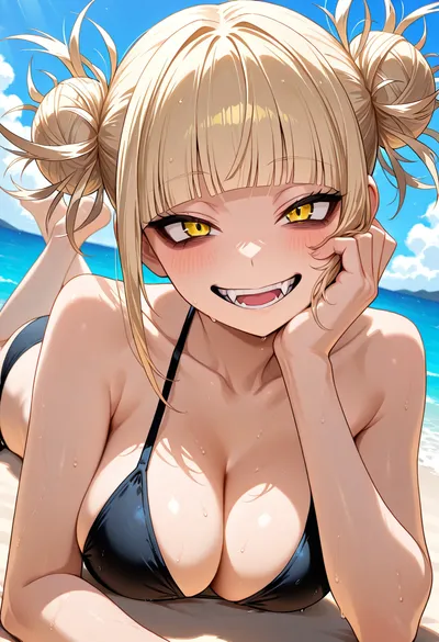 Himiko Toga from My Hero Academia — AI-generated anime art