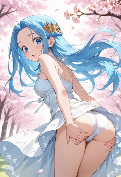 Nefertari Vivi from One Piece — AI-generated anime art