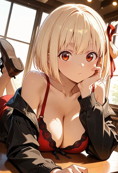 Chisato Nishikigi from Lycoris Recoil — AI-generated anime art