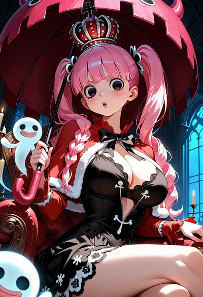 Perona from One Piece — AI-generated anime art
