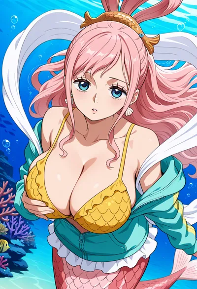 Shirahoshi from One Piece — AI-generated anime art
